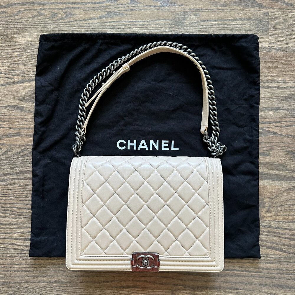 Chanel Boy Flap Bag Quilted Lambskin
